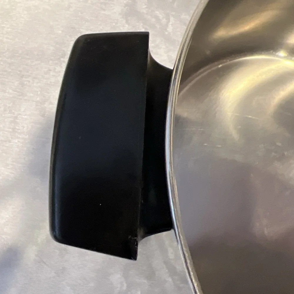 Revere Ware Copper Bottom 4 1/2 Qt Stock Pot & Lid Clinton 85 Stainless Steel